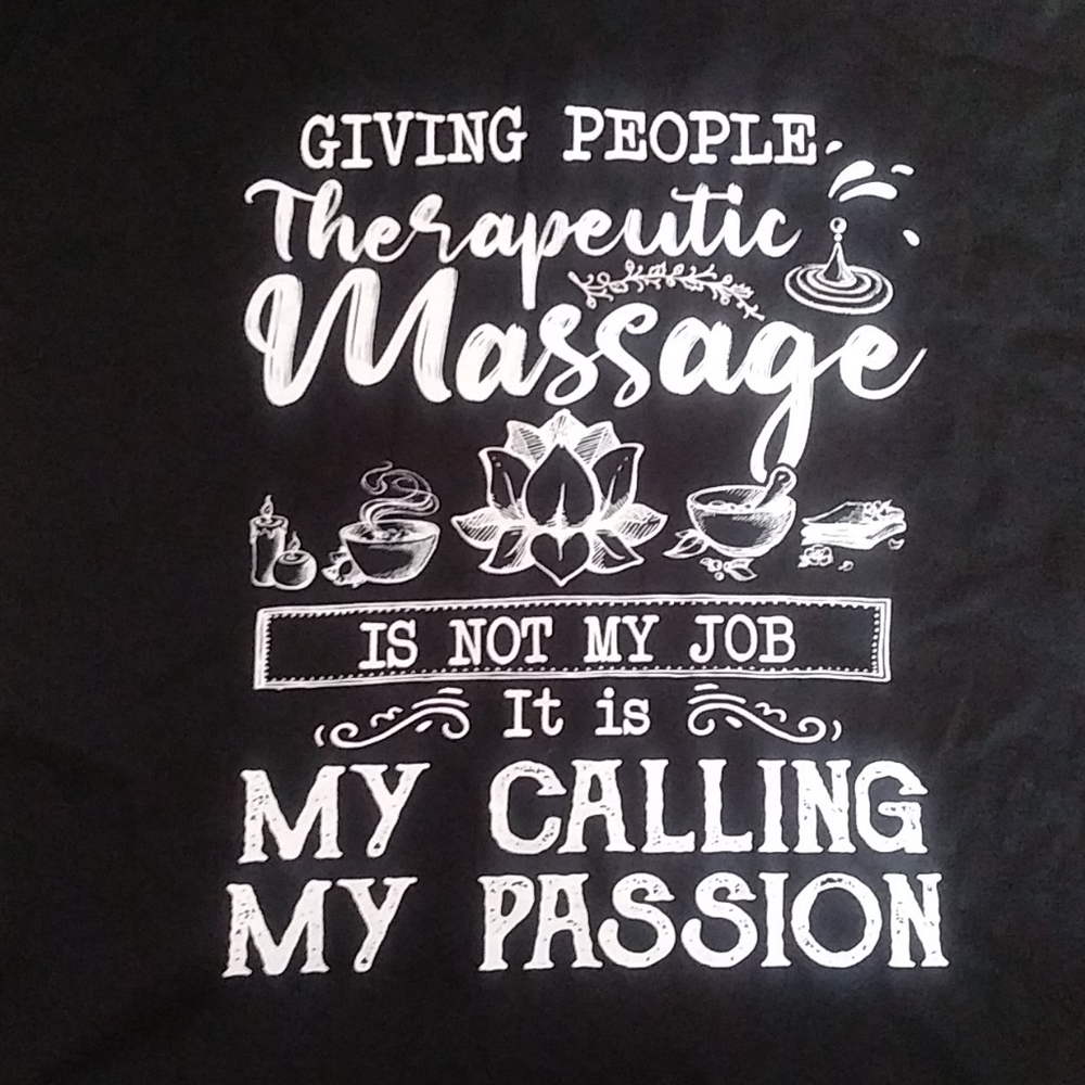 Massage Therapist Is My Call Fitted Tee